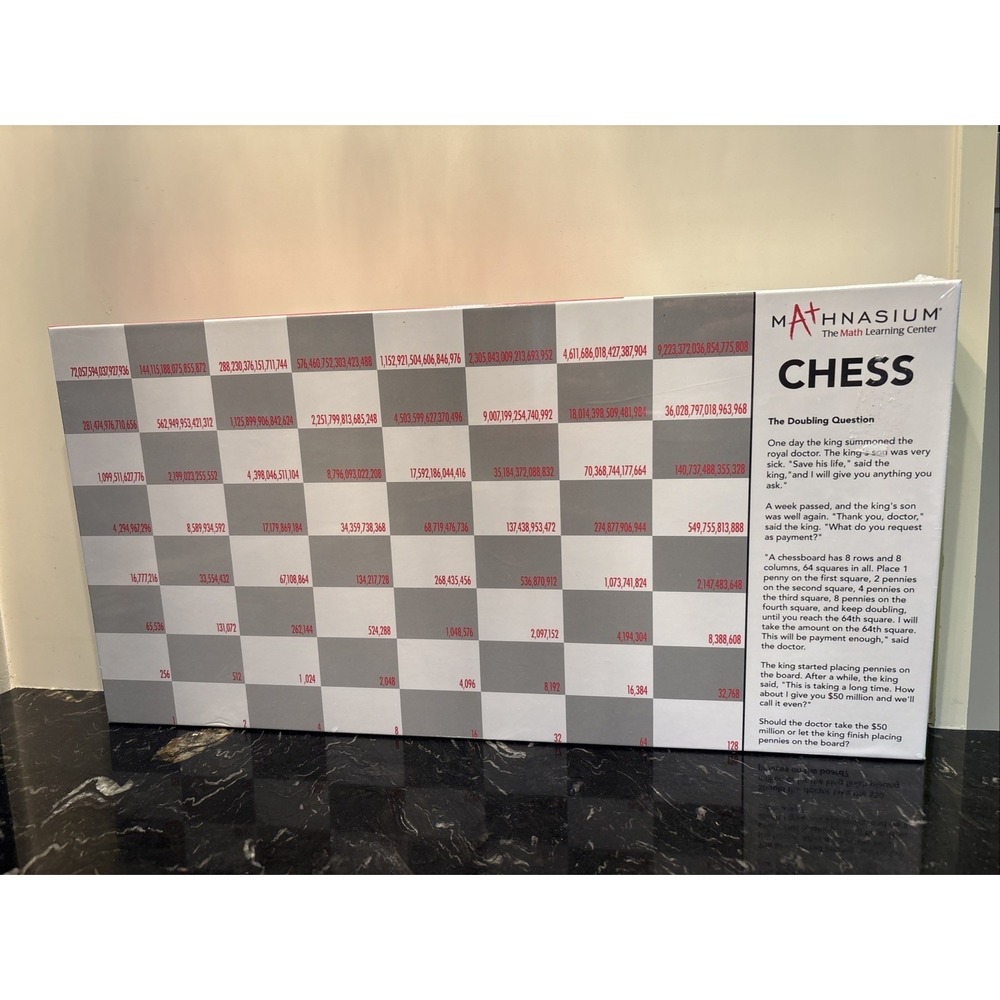 Mathnasium Chess Board Game Learning Educational Math Homeschool NEW